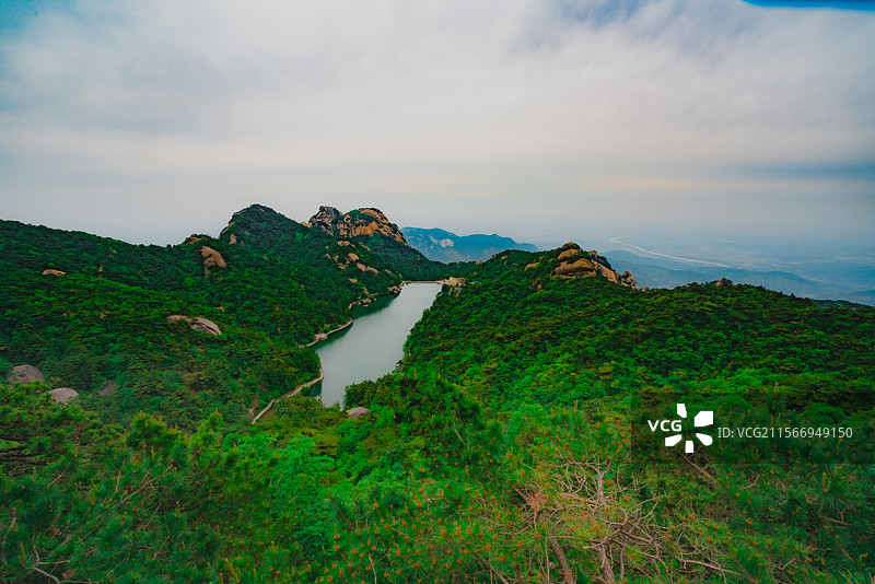 天柱山炼丹湖图片素材