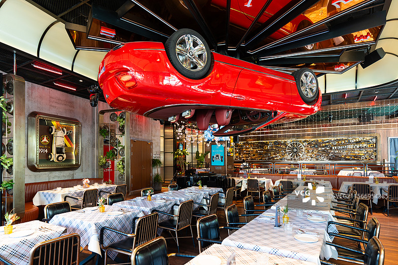 1866德国汽车主题餐厅图片素材