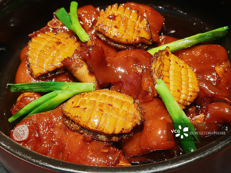 鲍鱼红烧猪蹄图片素材