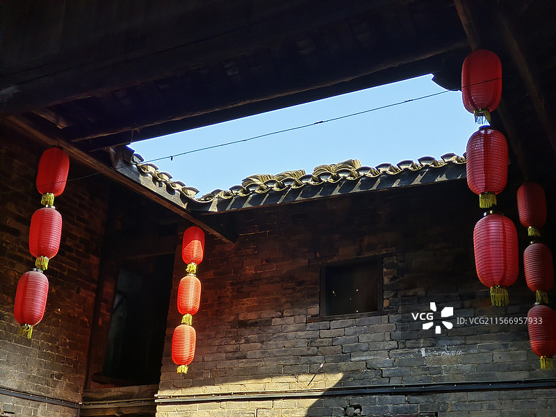 湖南岳阳·汨罗·长乐古镇·郑家大屋·中共湘北特委旧址图片素材