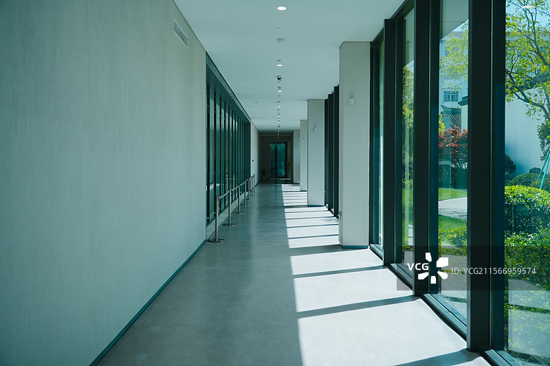 空旷走廊 浙江省绍兴市绍兴师爷馆图片素材