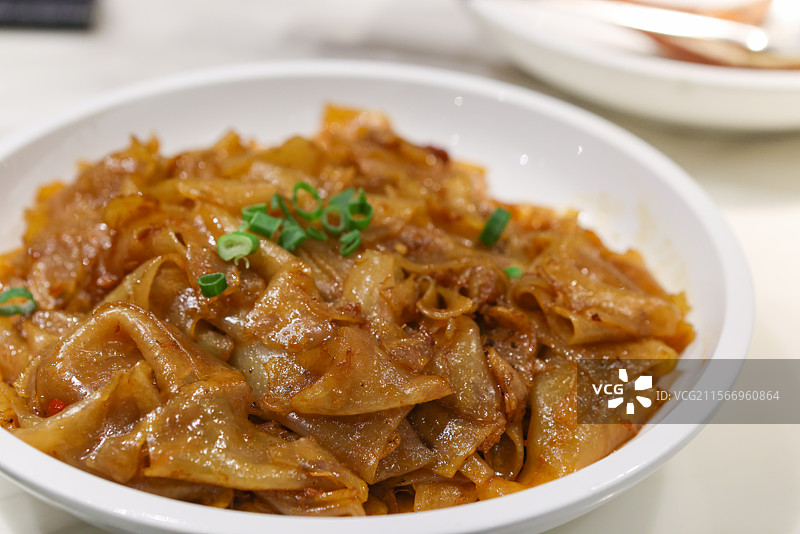 广府粤菜传统名菜佛山 XO酱炒陈村粉陈村粉图片素材