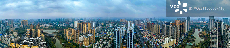 来宾市 兴宾区 盘古大道 平西村 城市 航拍图片素材