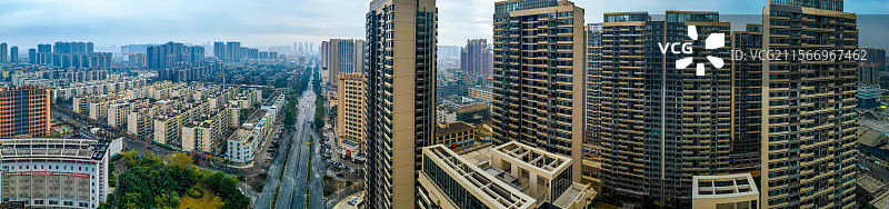 来宾市 兴宾区 盘古大道 平西村 城市 航拍图片素材