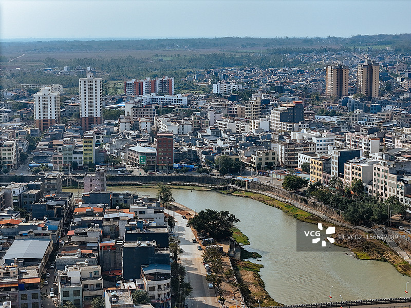 临高县 美营村 解放路 城市 海南图片素材