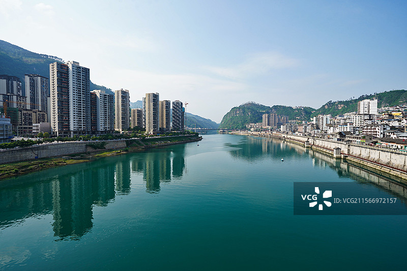 贵州思南县 城市风景图片素材