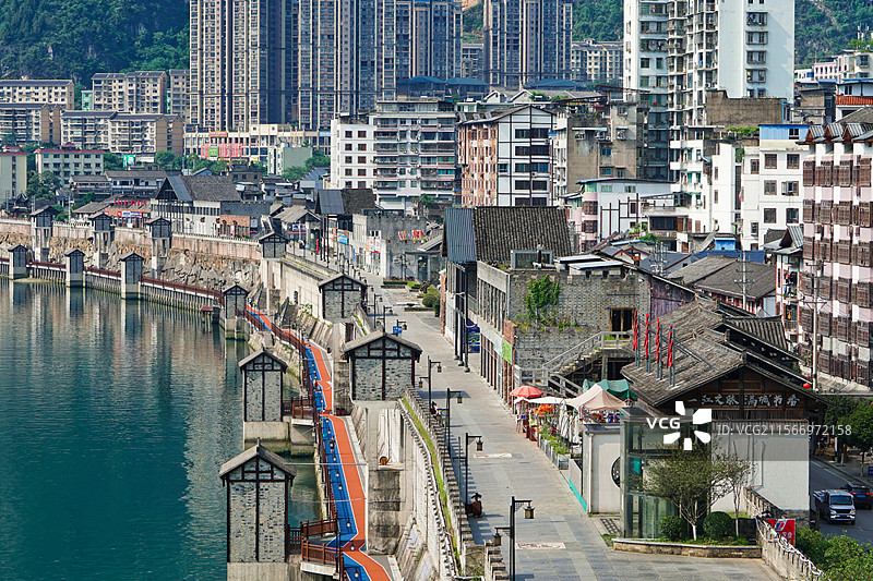 贵州思南县 城市风景图片素材