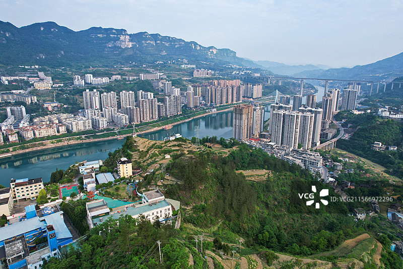 贵州思南县 城市风景图片素材