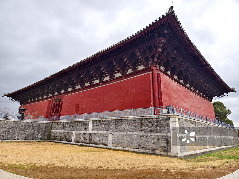 辽宁省锦州市义县，全国文保奉国寺图片素材