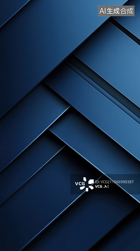 【AI数字艺术】深蓝色几何抽象背景图片素材