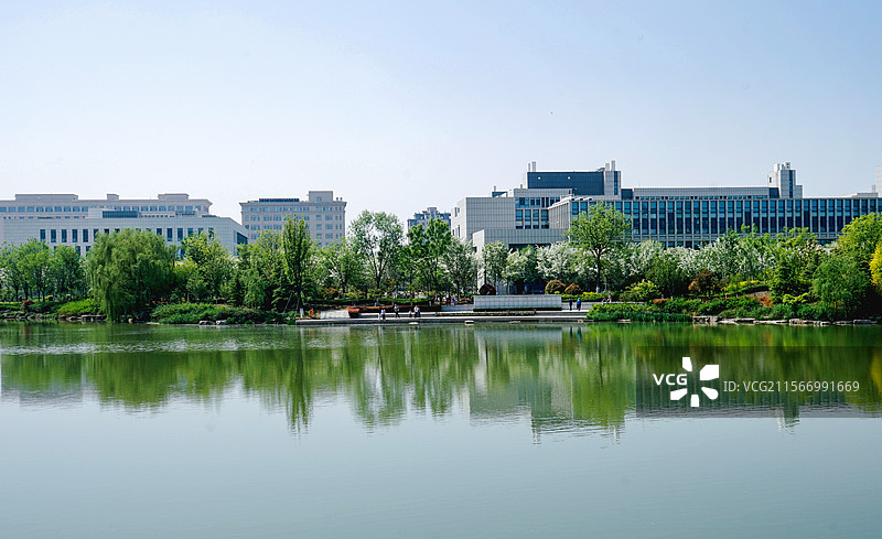 山东农业工程学院春色图片素材