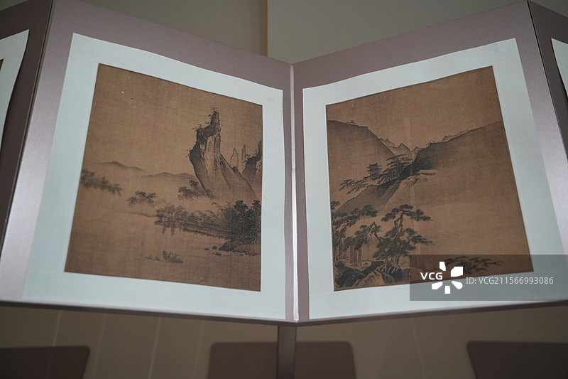 《西湖十景图册》（仿品） 浙江省杭州市南宋德寿宫遗址博物馆图片素材