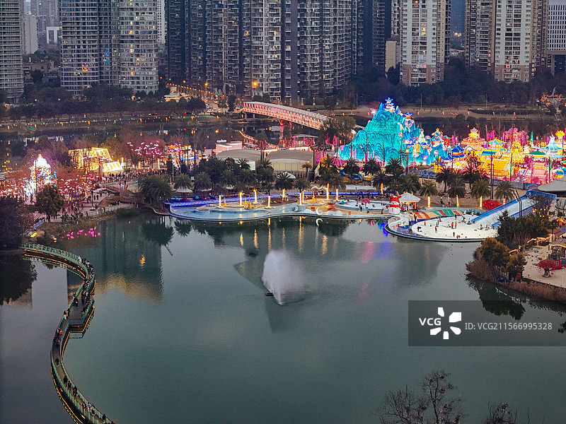 成都 高新区 天府大道 世纪城 桂溪 会展中心 城市图片素材