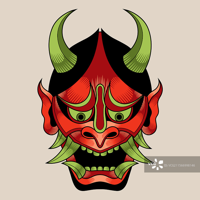 日本鬼面传统纹身 27图片素材