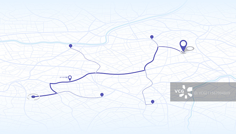 到达数据的定位追踪仪表板图片素材