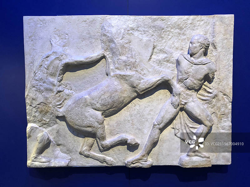 英国伦敦大英博物馆文物展品古董图片素材