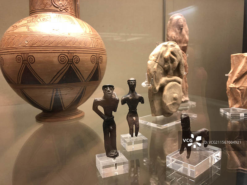 英国伦敦大英博物馆文物展品古董图片素材