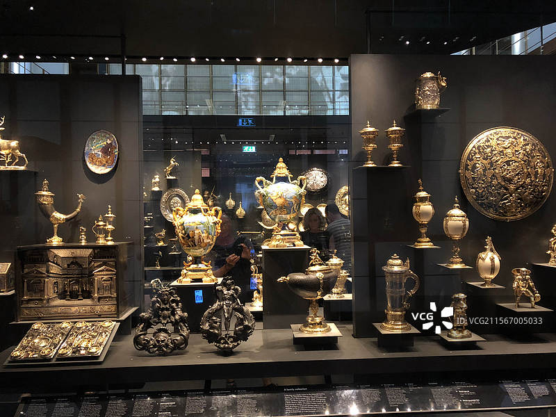 英国伦敦大英博物馆文物展品古董图片素材