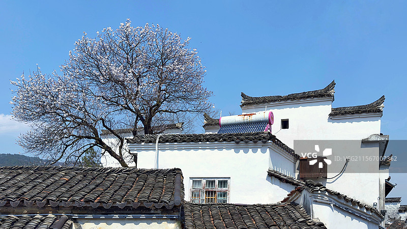 皖南查济古镇图片素材