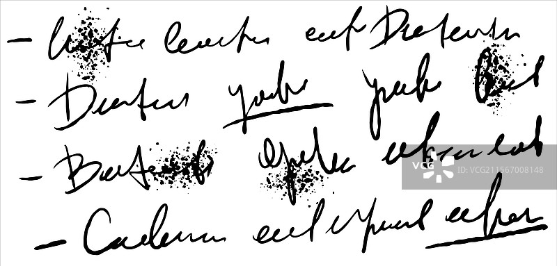 难以辨认的诗歌无法阅读的文字图片素材