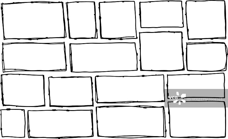 黑色脏污涂鸦边框框架图片素材