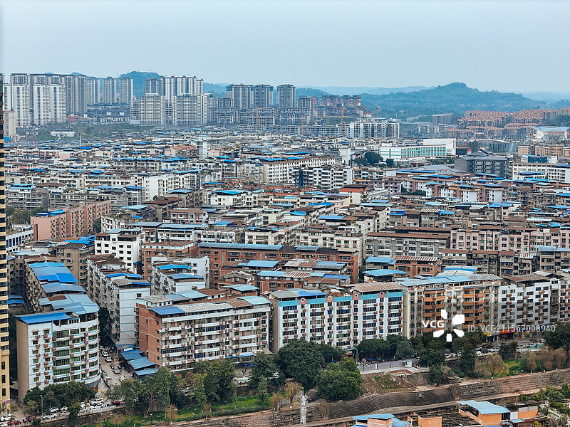 广安 广安区 清溪街 五福西路 城市 竹林子图片素材