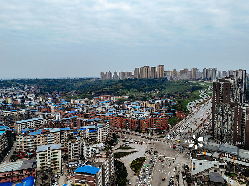 广安 广安区 清溪街 五福西路 城市 竹林子图片素材