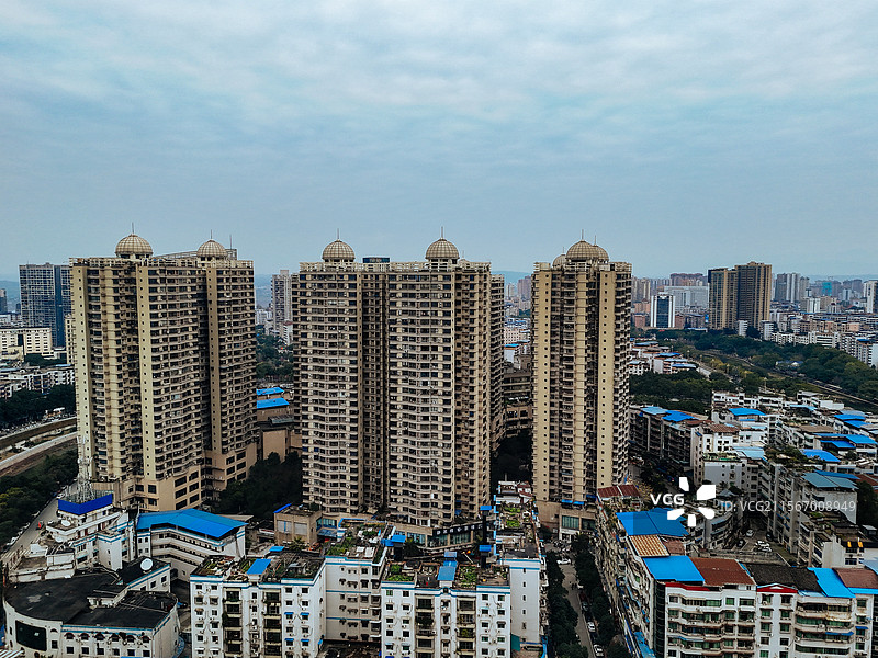 广安 广安区 清溪街 五福西路 城市 竹林子图片素材