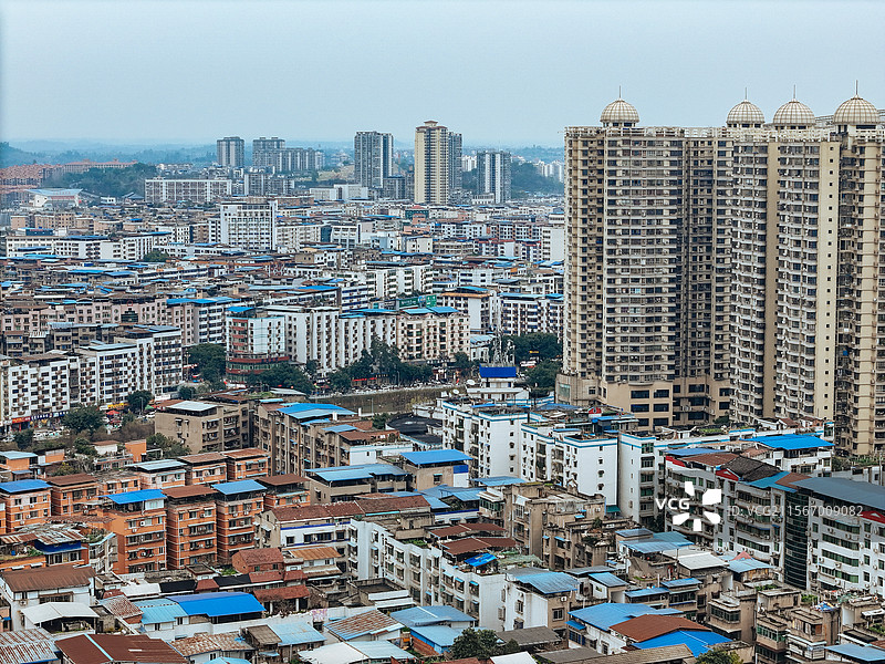 广安 广安区 清溪街 五福西路 城市 竹林子图片素材
