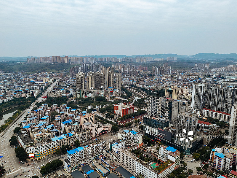 广安 广安区 清溪街 五福西路 城市 竹林子图片素材