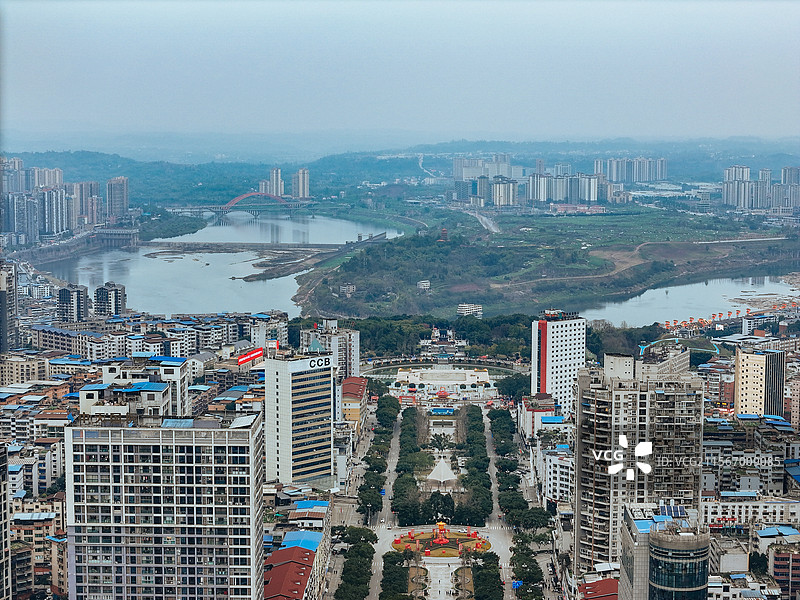 广安 广安区 清溪街 五福西路 城市 竹林子图片素材