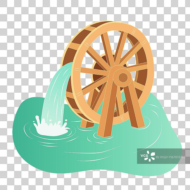 风车矢量插画图片素材