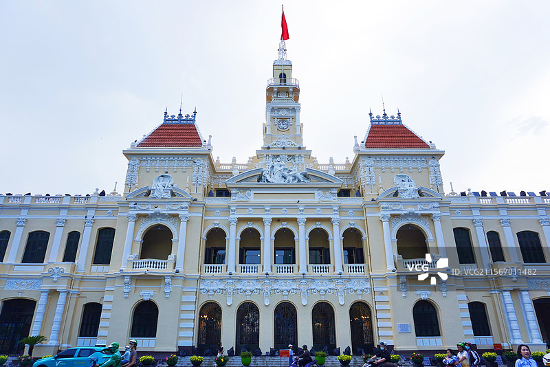 胡志明街景图片素材