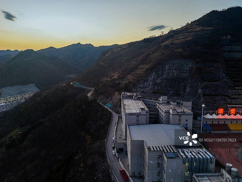 白河县 江岸路 王家坡 汉江 城市图片素材