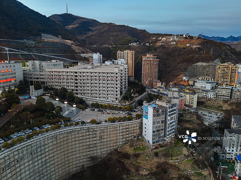 白河县 江岸路 王家坡 汉江 城市图片素材