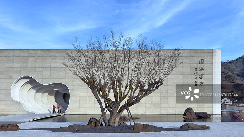 皖南泾县-国纸客厅（宣纸博物馆）图片素材