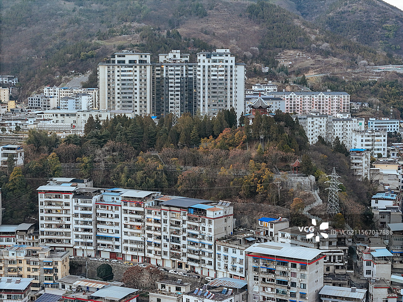 白河县 江岸路 王家坡 汉江 城市图片素材