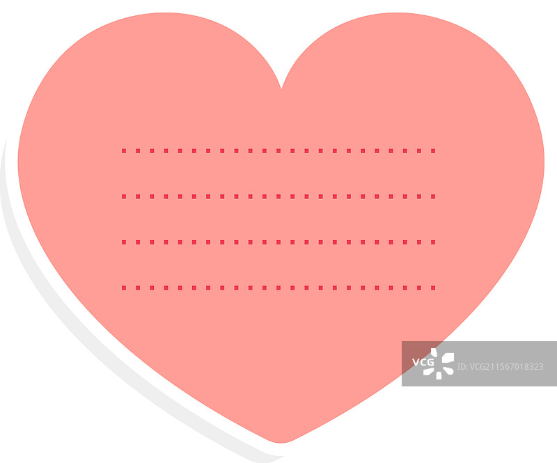 心形笔记本纸张图片素材