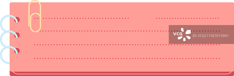 卡通螺旋笔记本纸图片素材