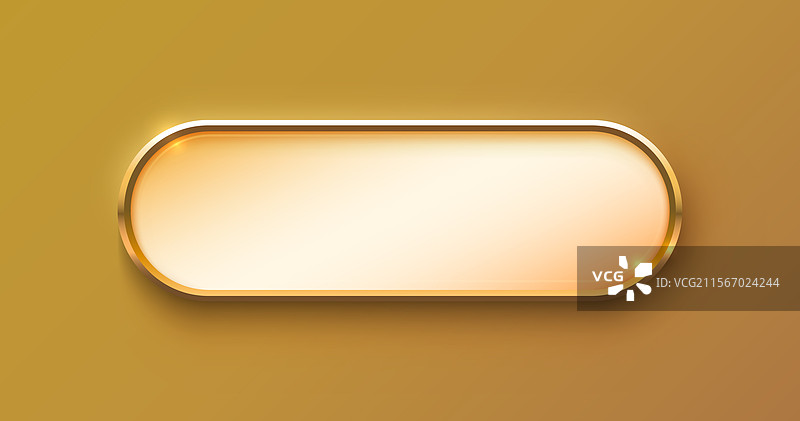 金色框架标签活动条按钮金色图片素材