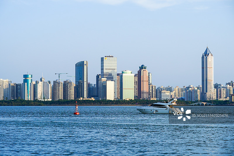 海滨城市风光图片素材