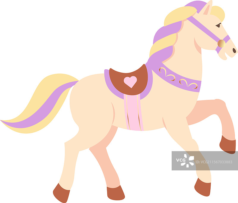 旋转木马马匹雕像图片素材