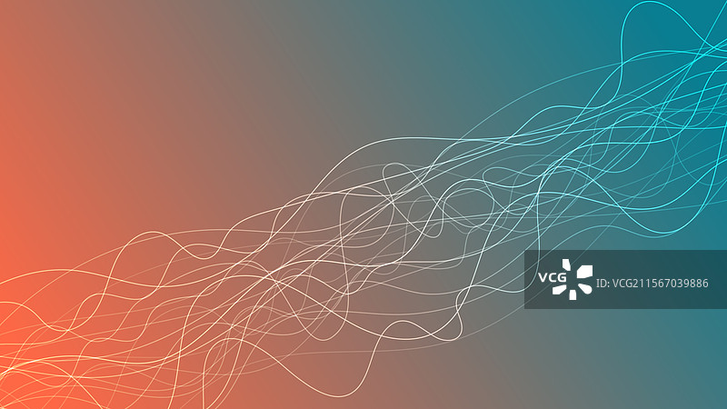 抽象渐变背景与波浪光束图片素材