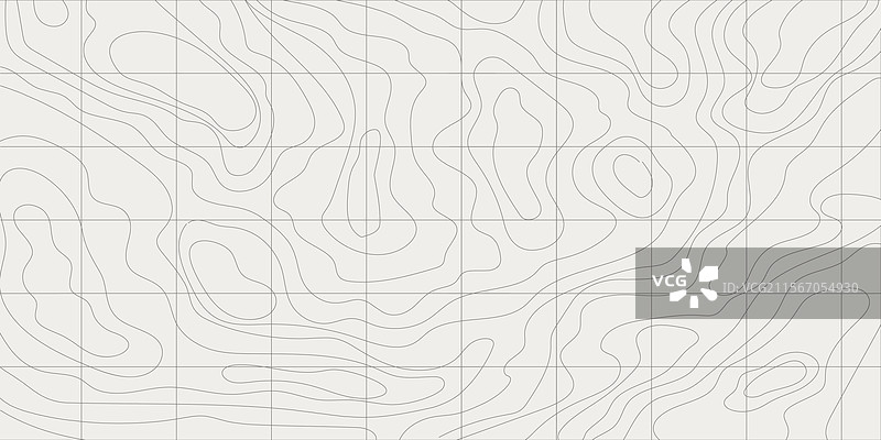 复古几何抽象的地形图线条图片素材