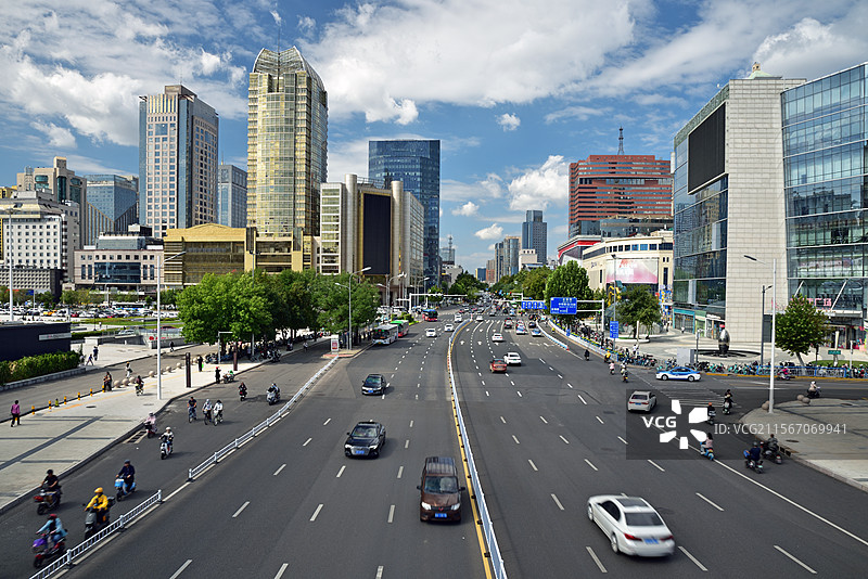 河北省石家庄市城市建筑图片素材