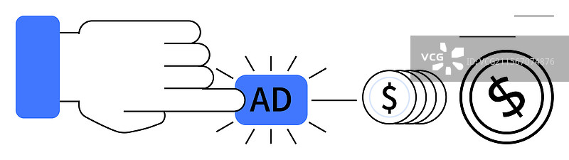 手点击广告按钮生成硬币和图片素材