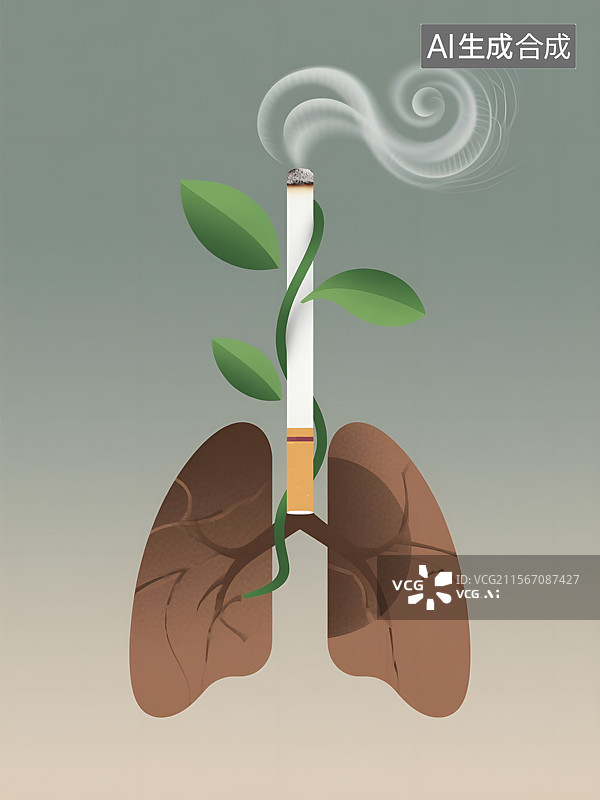 【AI数字艺术】世界无烟日禁烟宣传海报图片素材