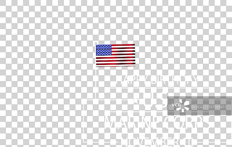 独特的旗帜文字设计以庆祝海洋图片素材