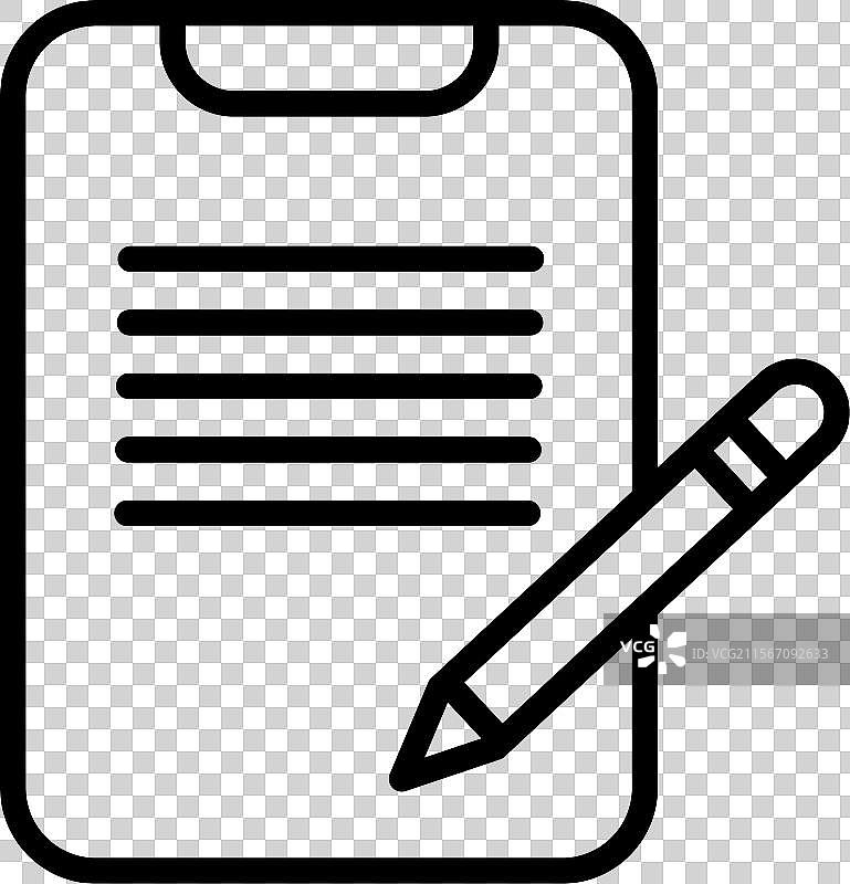 遗嘱和信托图标轮廓集合图片素材