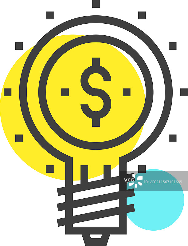 智能解决方案扁平线条网页图标概念图片素材